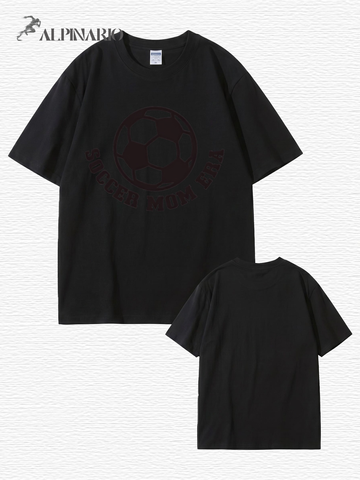 Soccer Mom Era Graphic T-Shirt | Premium 200gsm Cotton Soccer Tee