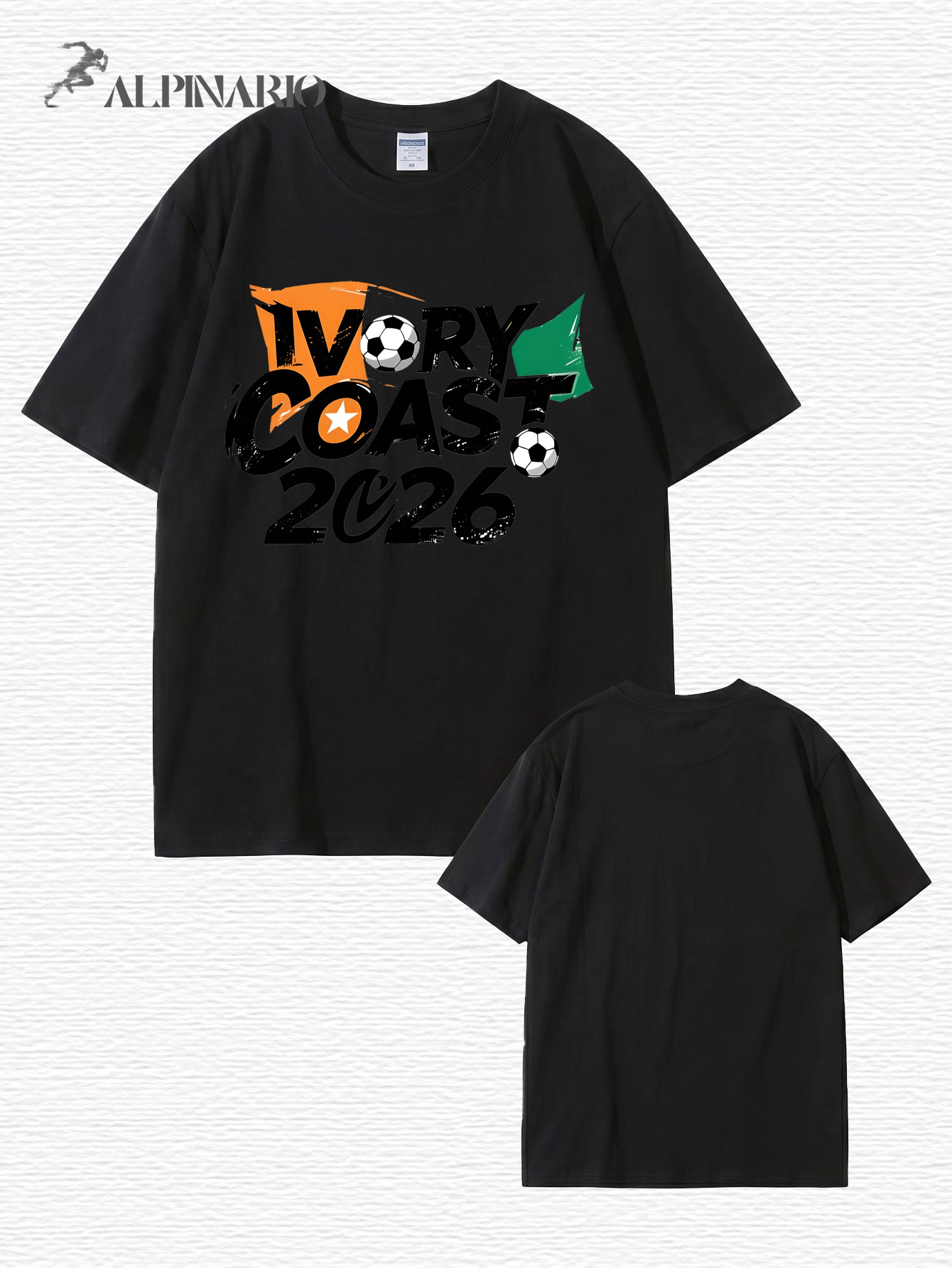 Ivory Coast 2026 Soccer Graphic T-Shirt - Premium Cotton Tee