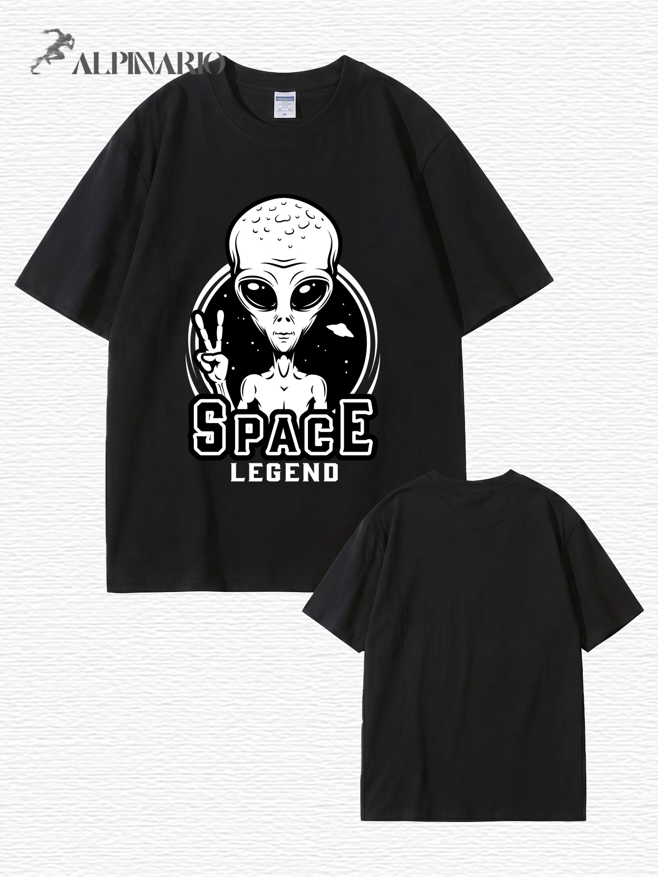 Space Legend Alien Graphic T-Shirt | Premium 200GSM Cotton Tee