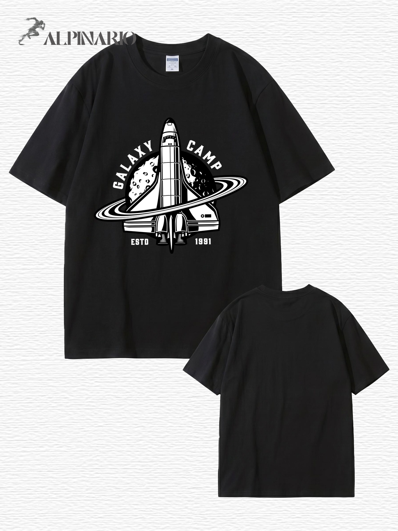 Galaxy Camp Space Shuttle Graphic T-Shirt | Premium Cotton Unisex Tee