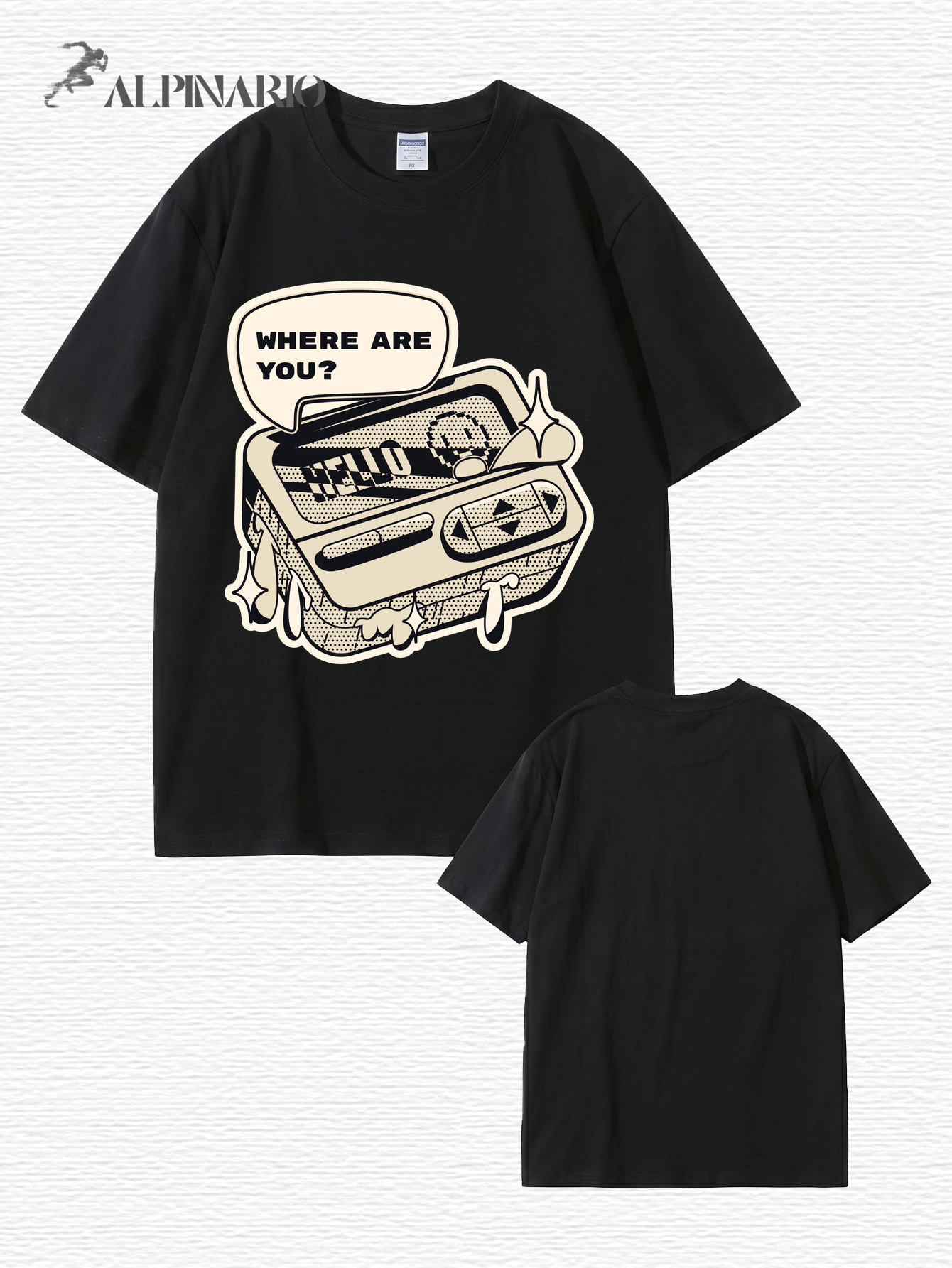Where Are You Retro Gaming Console Graphic T-Shirt