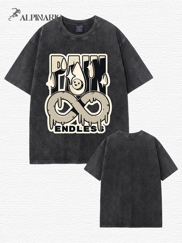Endless Pain Vintage Washed Heavyweight Graphic T-Shirt