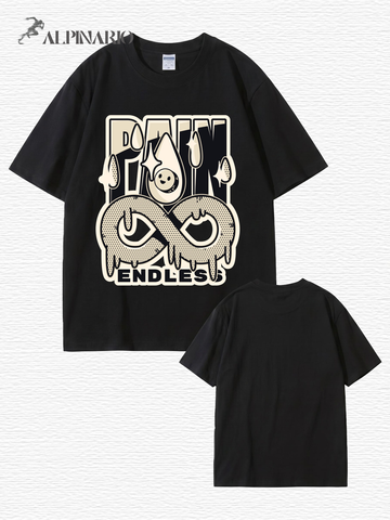 Endless Pain Graphic Print T-Shirt - 22 Colors, Premium 200gsm Cotton