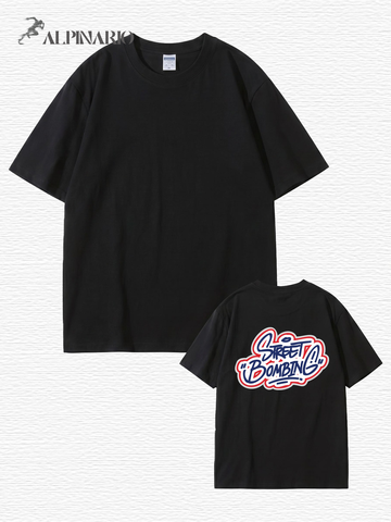 Street Bombing Graffiti Graphic T-Shirt - Premium 200GSM Cotton Tee