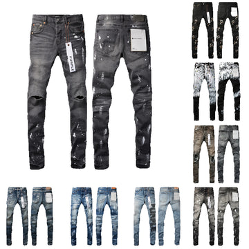 Purple Jeans Mens Denim Pants Designer Jean Men High Quality Purple Brand Jeans