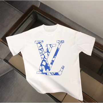 Mens New Fashion Trend High-End Famous Brand Summer Solid Color Short Sleeve T-s