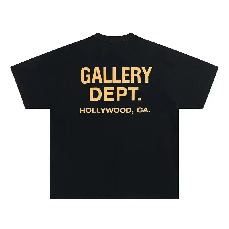 Gallery Dept Printed Men T-Shirts Casual Street O-neck Fashion Tee Clothing Wome