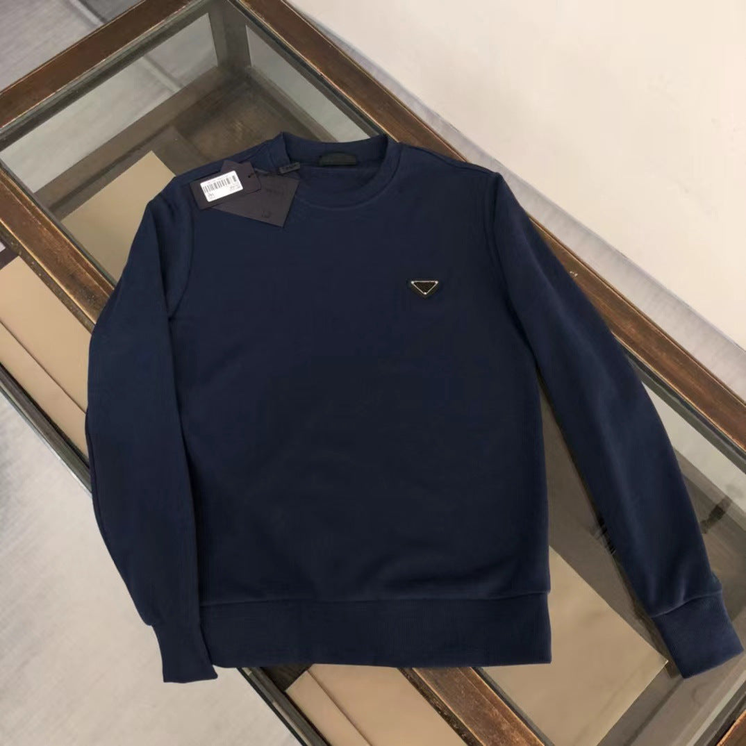 Men's Clothing Correct Version Autumn And Winter Original Metal Triangle Label P