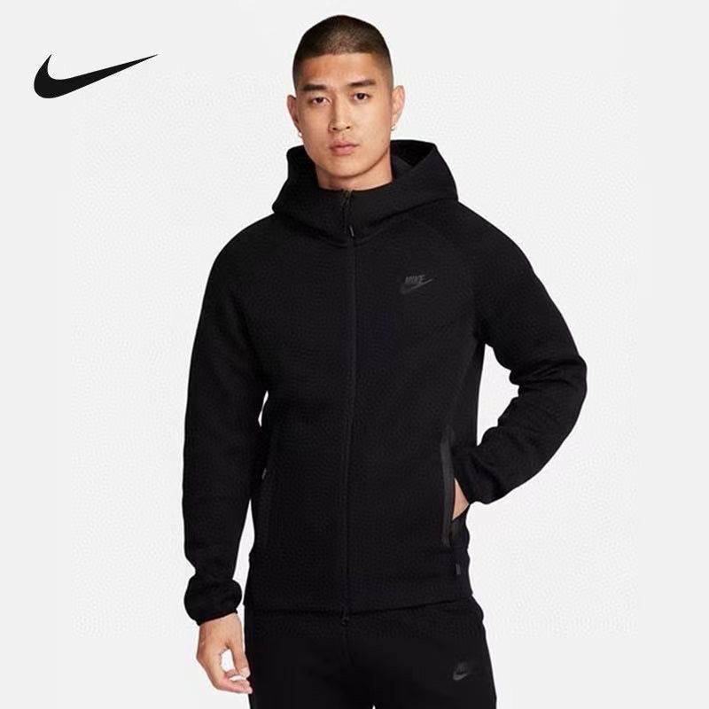 NlKE 320G Heavy Cotton Tracksuit Men's Spring And Autumn Hoodie Jacket Casual Al