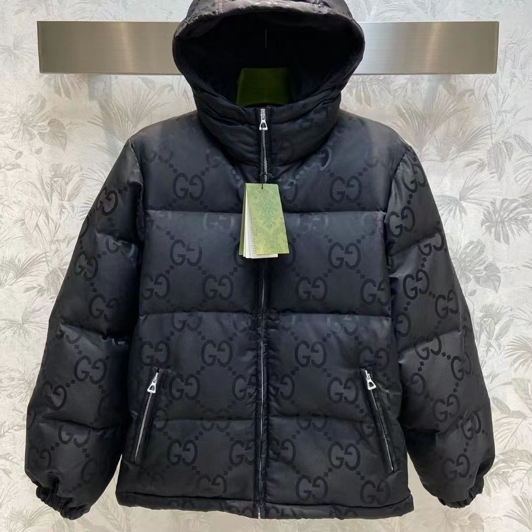 New Top Brand Men's Down Jacket, Street Fashion Couple Warm Zippered Down Jacket