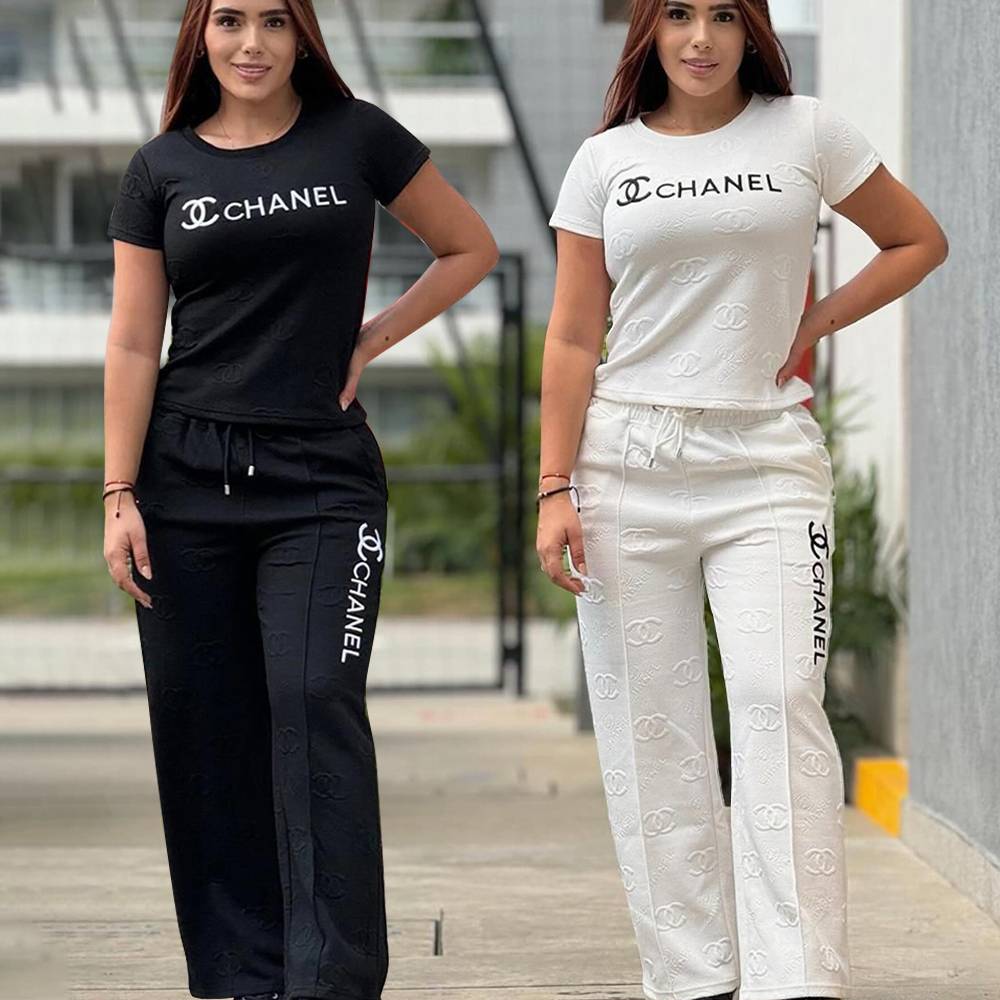 Women's Leisure Fashion Temperament Suit Embossed Steel Embroidery Pocket Two-pi