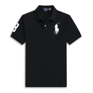 POLO Shirt Paul Short Sleeved T-shirt Casual Business Men's Open Slit Embroidery