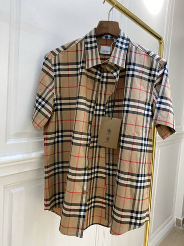 Top Brands Of Men's And Women's Short Sleeved Checkered Shirts For Spring And Su