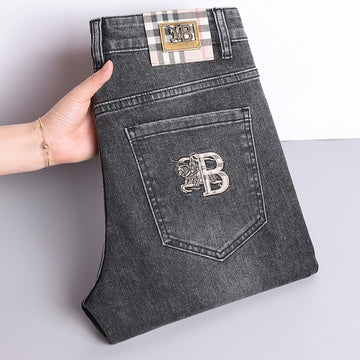 Men's European High-End Slim Fit Korean Jeans