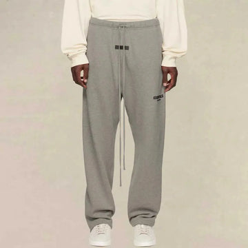 essintial Pants Men's Trendy American Style Autumn/Winter Flce Lined Straight Le