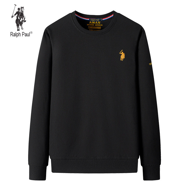 Thentic Paul Autumn Spot Men S Sweater Polo Shirt Round Neck