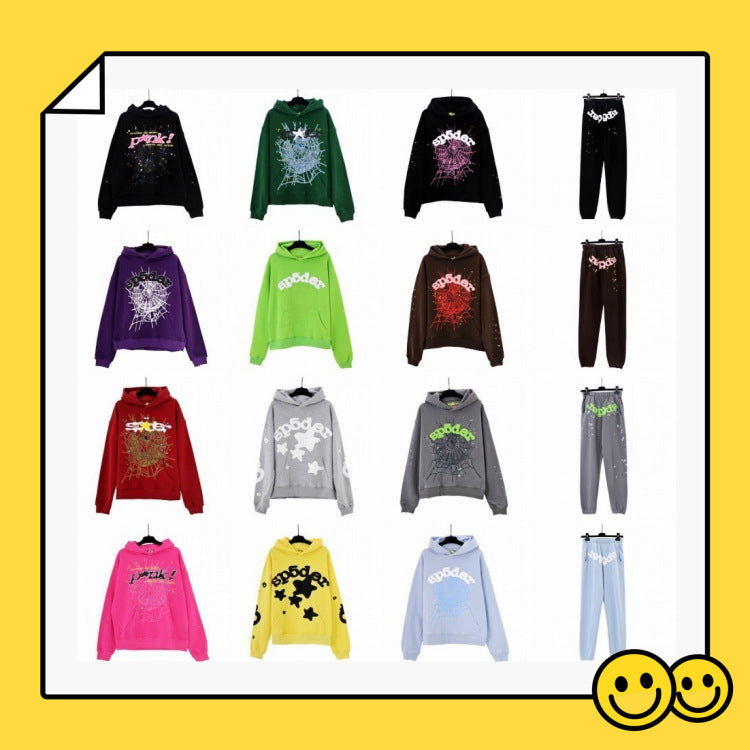 Men's Clothing Sp5der Hip-hop Singer Young Thug Same Style Foam Letter 555555 Co