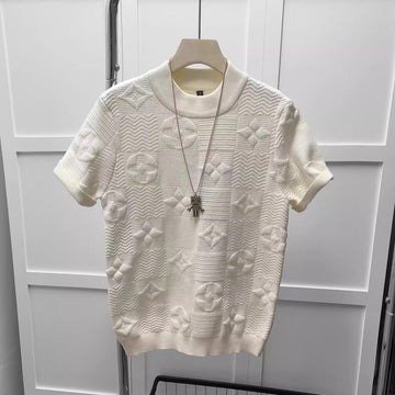 Men's Clothing 24 Short-sleeved Sweater Spring And Summer Fashion All-match Pull