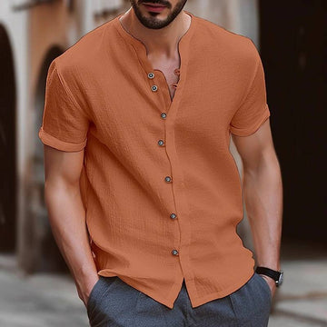 Men's Embroidery Brand Silk Ice Cool Polo Spring/Summer Versatile Top Casual Out