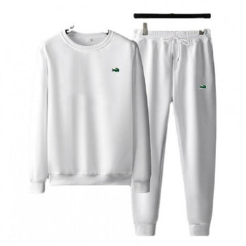 New Casual Round Neck Sweater Pants Fashion Jogging Sportswear Men's Set
