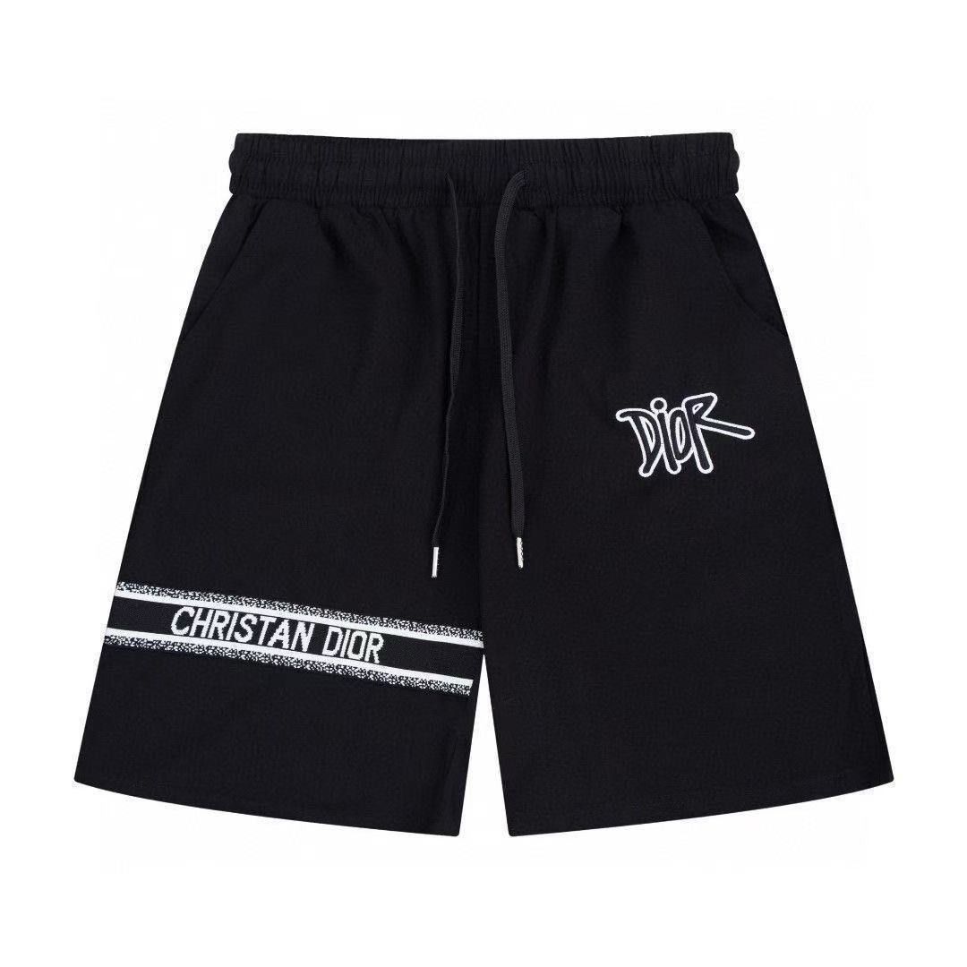 High-Quality Summer New Casual Brand Unisex CD Letter Five-Point Versatile