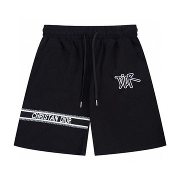 High-Quality Summer New Casual Brand Unisex CD Letter Five-Point Versatile