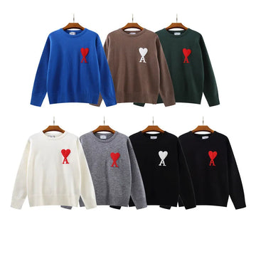 Men Designer women AMI swes senior classic leisure multicolor Autumn winter keep