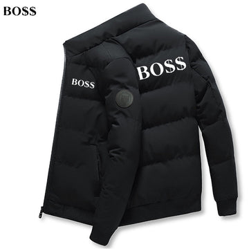 New Standing Collar Men's Cotton Coat Winter Thickened Warm Cotton Coat Fas