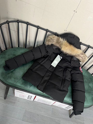 Goose Big Pocket Men's And Women's Down Jacket Parker Men's And Women's Cou