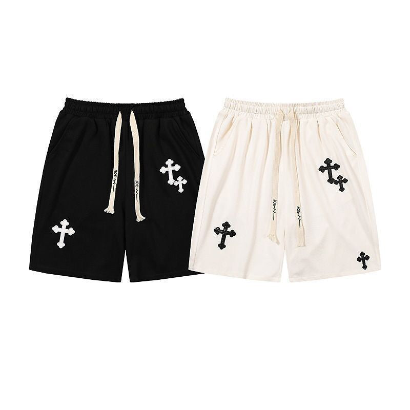 Men's Clothing Sports Shorts Men's High Street Dark Loose Shorts