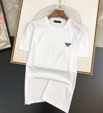 Men's Round Neck Printed Short Sleeve T-Shirt Tee Spring Summer