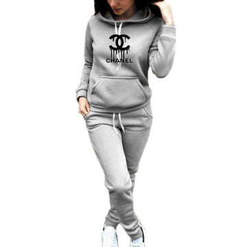 Women's Sweater Set Pullover Women's Pants Sleeve Letter Printing Personalized C