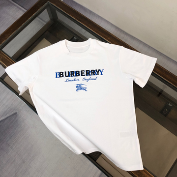Mens New Fashion Trend High-End Famous Brand Summer Solid Color Short Sleeve T-s