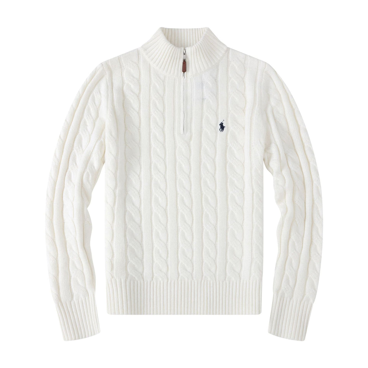 Man's Clothing Thick Stand Collar Twist Twist Wool Sweater Men's Pullover Sweate