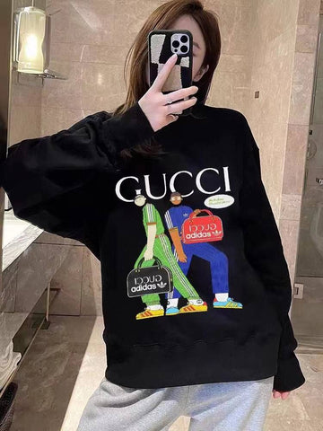 Spring And Autumn New Round Neck Men's And Women's Same Style Hoodie