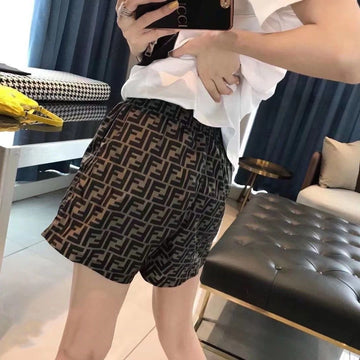 Women's Shorts High Waisted Loose Sports Pants Large Size Student Korean Style S