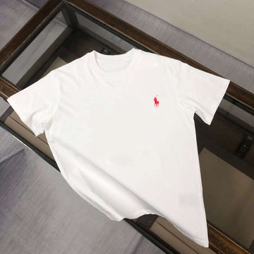 Men's Spring And Summer New Style High-quality 100% Cotton Round-neck Short