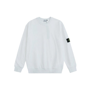 Man's Clothing Sweatshirt Sweatshirt For Men Loose Casual Heavy Solid Color Crew
