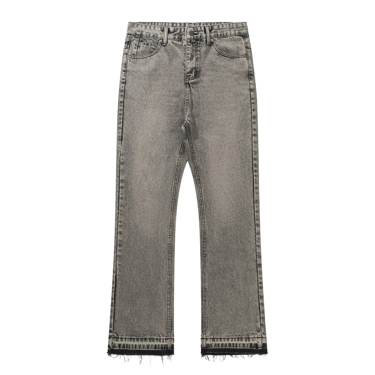 Men's Clothing American Smoky Gray Tassel 507 Retro Cement Gray Trousers Cleanfi