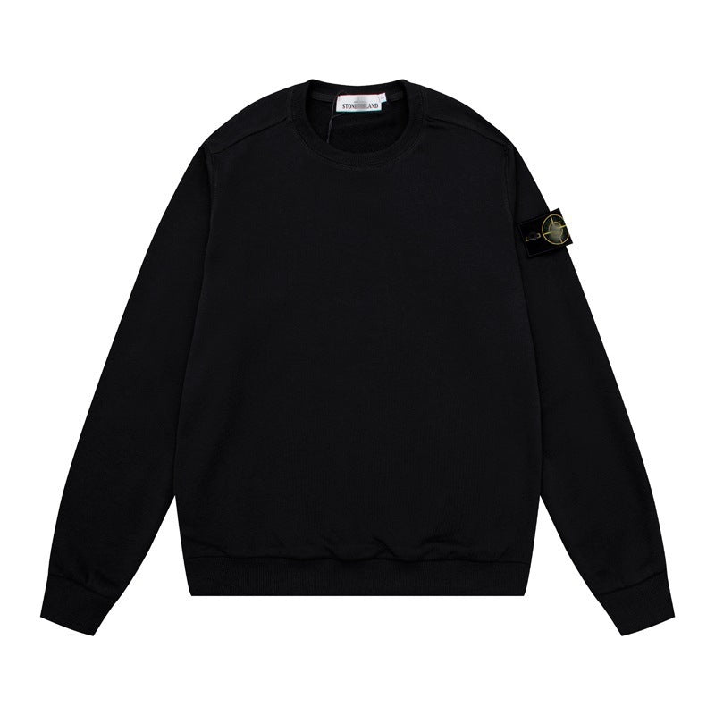 Classic Fashion Men's Casual Sweatshirt Comfortable Crew Neck Sweatshirt