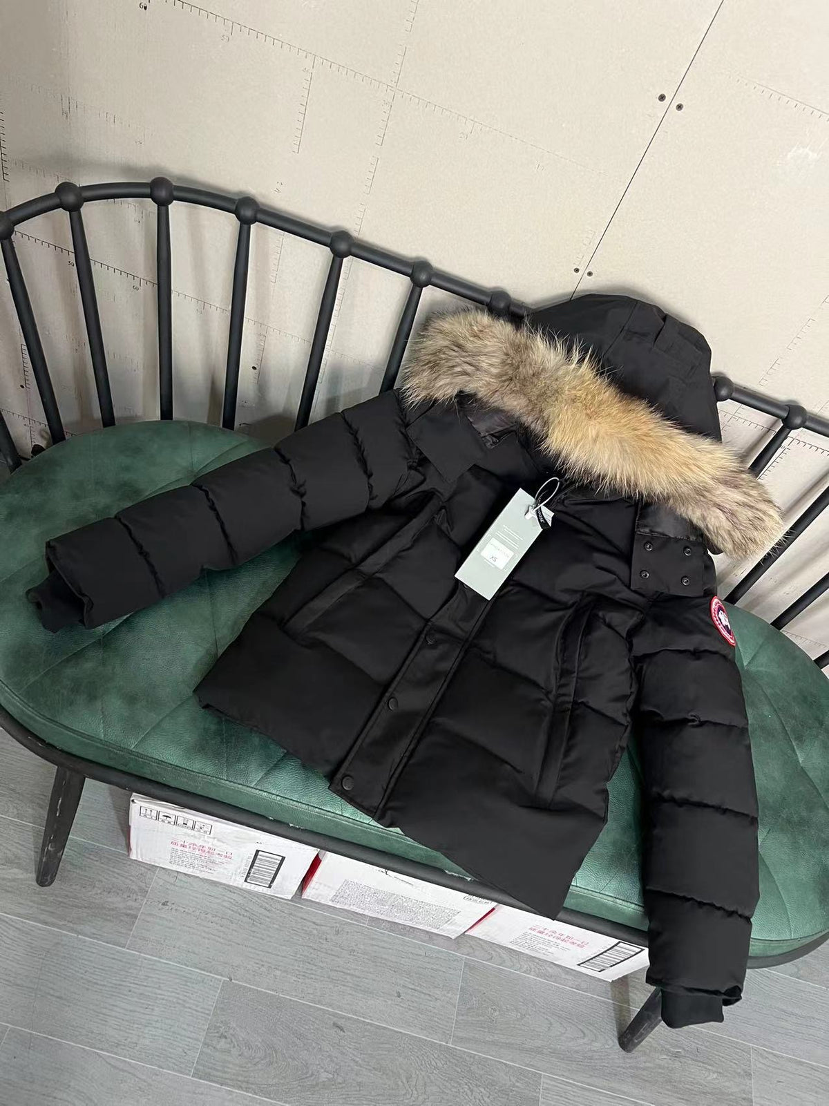 Goose Big Pocket Men's And Women's Down Jacket Parker Men's And Women's Cou