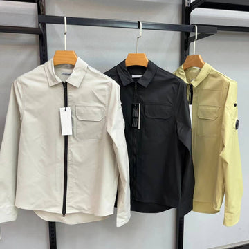 Unisex Canvas Lapel Casual Shirt Classic Coat Top