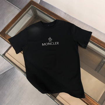Mens New Fashion Trend High-End Famous Brand Summer Solid Color Short Sleeve T-s