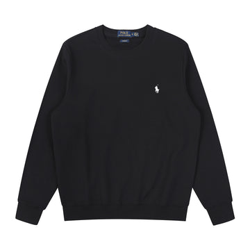 Men's Clothing Round Neck Long Sleeve Thin Cotton Large Size Casual Polo Pony Em