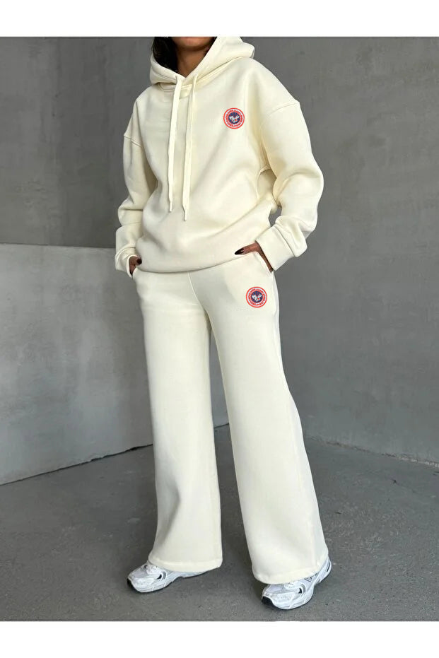 Women's Clothing Fashion Thin Contrast Color Leisure Sports Suit
