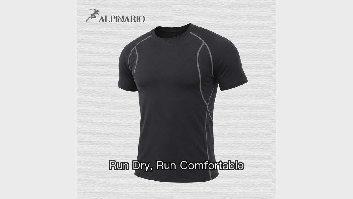 Men’s Quick Dry Compression Running T-Shirt - Customizable