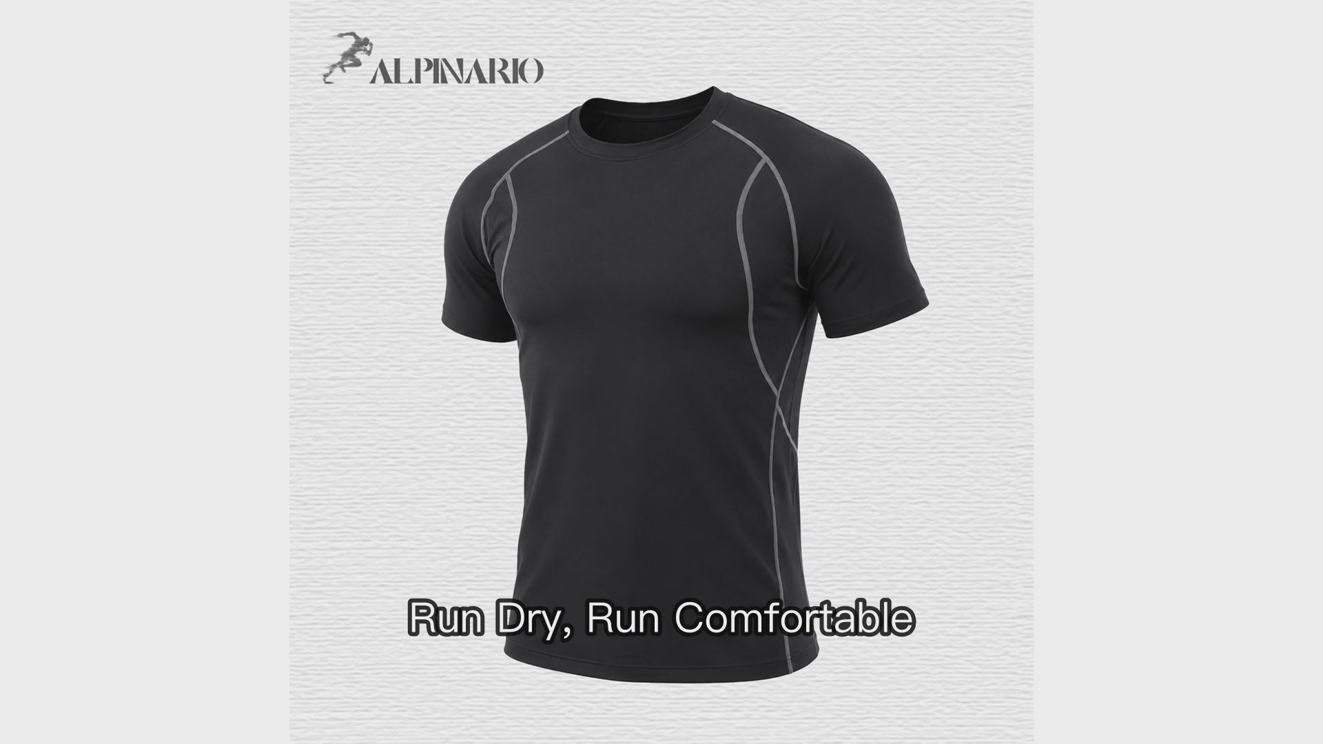 Men’s Quick Dry Compression Running T-Shirt - Customizable