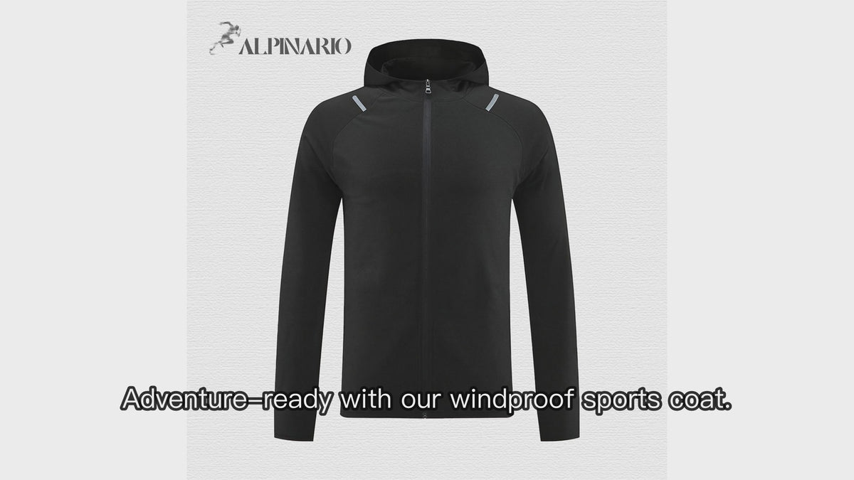 Windproof Quick-Dry Sports Coat for Outdoor Adventures