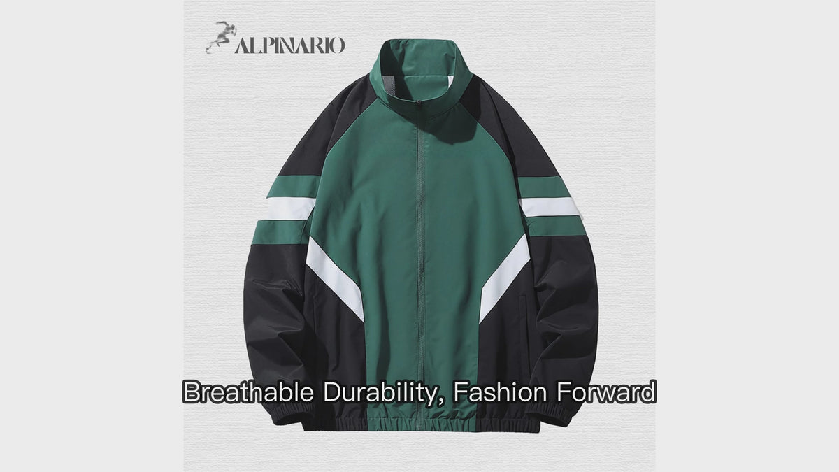 Stand-up Collar Breathable Wear-resistant Fashion Jacket