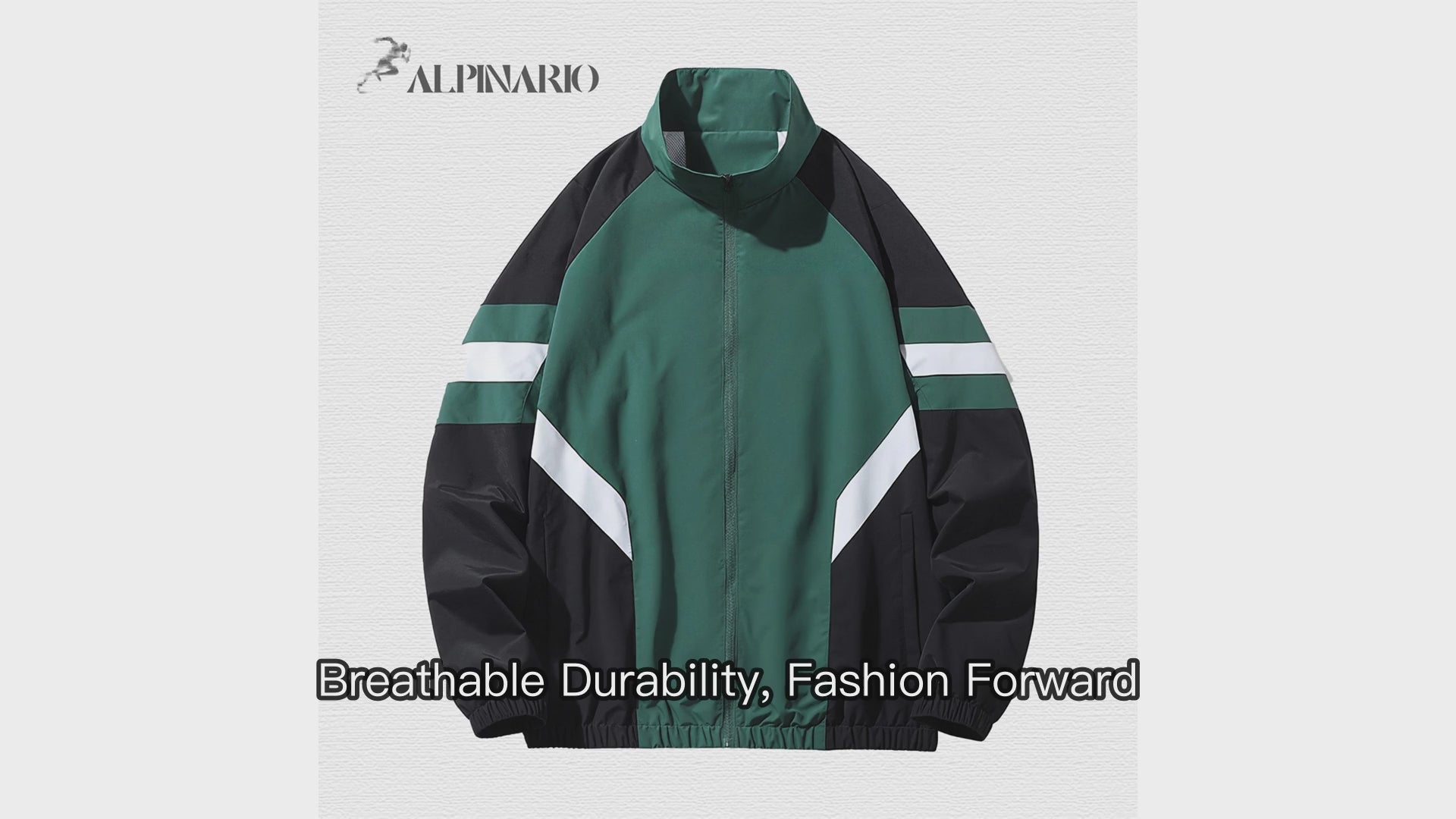 Stand-up Collar Breathable Wear-resistant Fashion Jacket